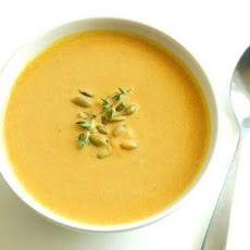Creamy Butternut Squash, Green Apple & Curry Soup