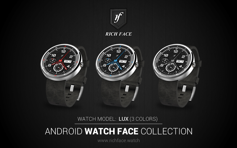 Android application Lux Watch Face screenshort