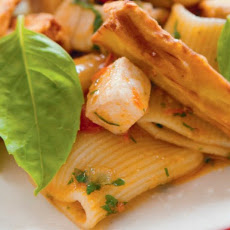 Marc Vetri's Rigatoni with Swordfish, Tomato, and Eggplant Fries