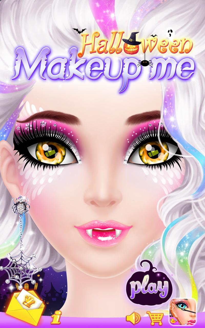 Android application Halloween Makeup Me screenshort