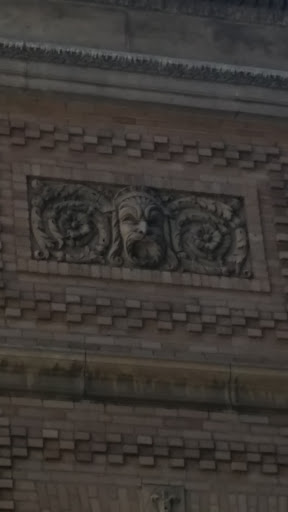 Angry Man Yelling Face Crest