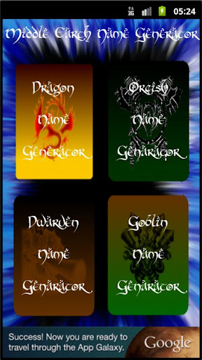 The Middle Earth Names