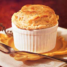 Goat Cheese and Herb Souffles
