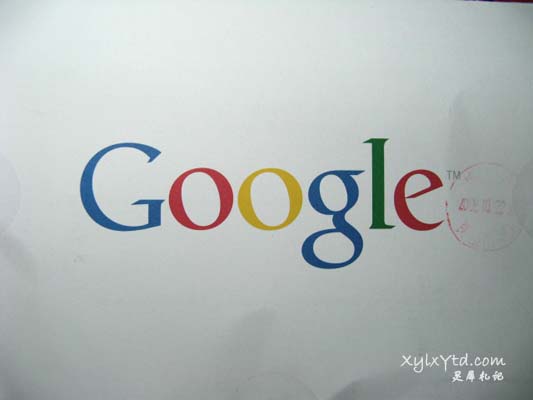 Google邮件背面Google的Logo