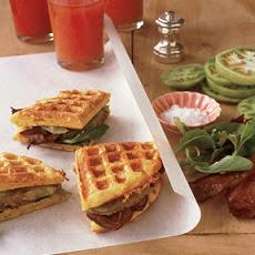 Cheddar Cornmeal Waffle BLT