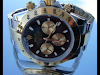 Reloj Rolex Daytona Negro Con Chapa De Oro De 18K