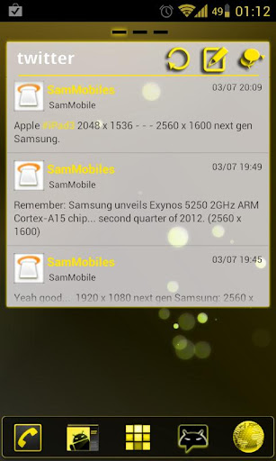 【免費個人化App】GOWidget Gold ICS Light Free-APP點子