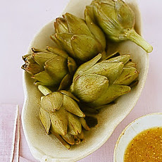 Baby Artichokes with Warm Vinaigrette