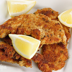 Turkey Cutlets with Parmesan Bread-Crumb Crust