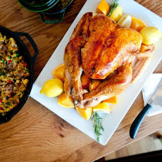 Pomegranate-Brined Roast Turkey Recipe