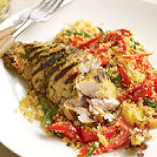 Citrus Fish with Bell Pepper Couscous