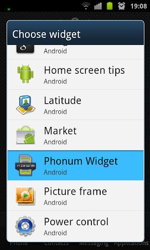 Phonum Widget