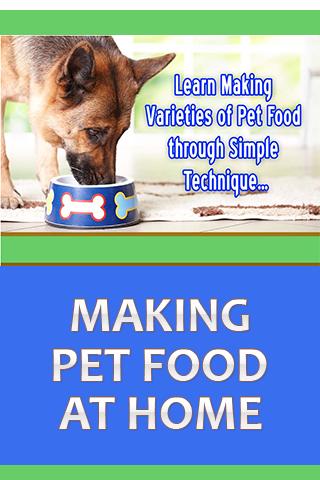 Making Pet Food at Home