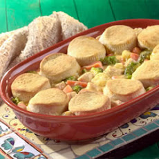 Homestyle Chicken and Biscuits