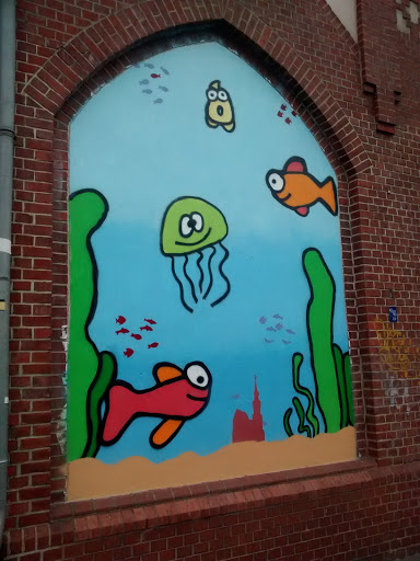 Wand-Aquarium 