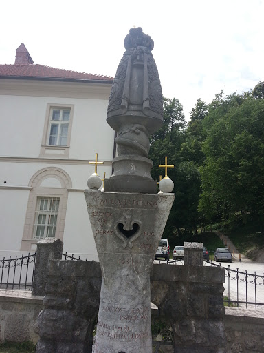 Holy Mary Statue near the Main Church