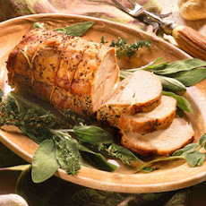 Garlic-Studded Pork Loin Roast