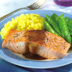 Salmon Fillets with Mustard Glaze