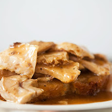 Open Faced Turkey and Gravy Sandwich