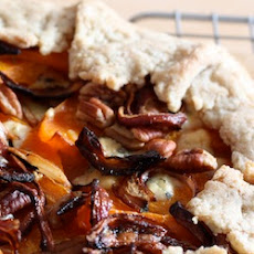 Butternut Galette with Pecans, Roasted Onions, and Blue Cheese