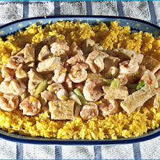 Chinese Tofu and Shrimp Stir-Fry