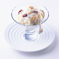 Dried Cherry and Raisin Rice Pudding
