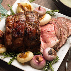 Rosemary Rib Roast with Cipollini Recipe