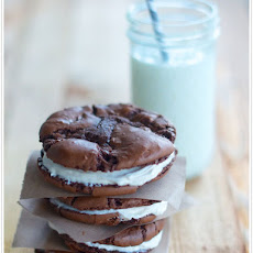 Caramel Brownie Pies