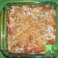 Light Fresh Peach Cobbler