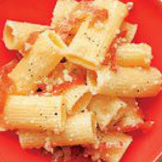 Rigatoni with Prosciutto and Parmesan