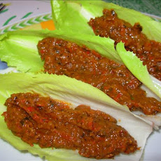 Olive and Sun-Dried Tomato Tapenade With Endive Leaves