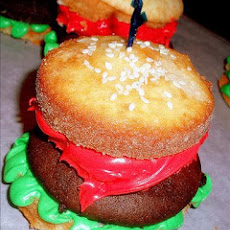 Hold the Beef Burger Cupcakes
