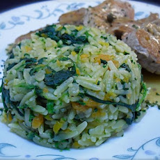 Spinach Orzo