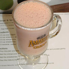 Orange & Strawberry Cream Smoothie