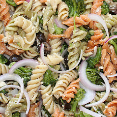 Feta and Vegetable Rotini Salad   Aka  Greek Salad