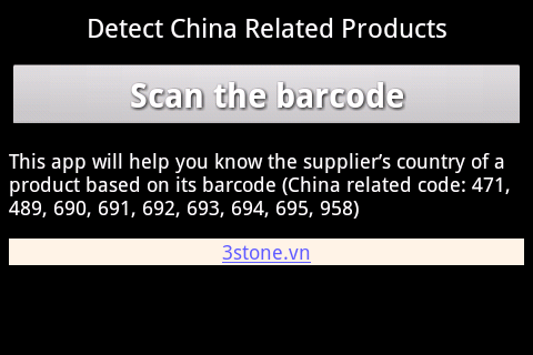 Detect China Barcode Free