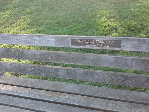Ellen Sofia Wilson Memorial Bench