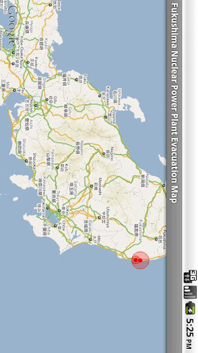 【免費工具App】福島核电站避难区域地图-APP點子