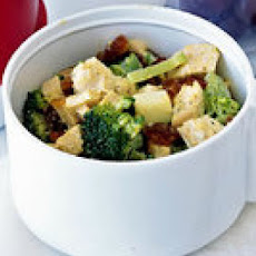 Curried Chicken Salad with Broccoli and Dates