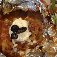 Foil Pack Taco Chicken Dinner