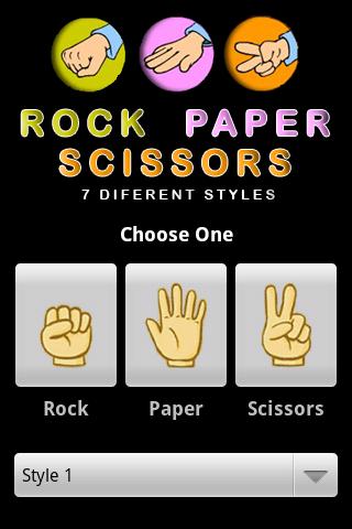 Rock Paper Scissors: 7 Style