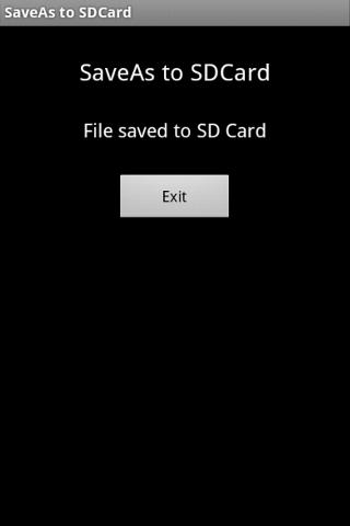 【免費工具App】SaveAs to SDCard-APP點子