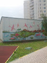 Graffiti Flamingo
