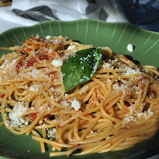 Spaghetti With Parmesan and Bacon (Lower Fat but Mmmm)
