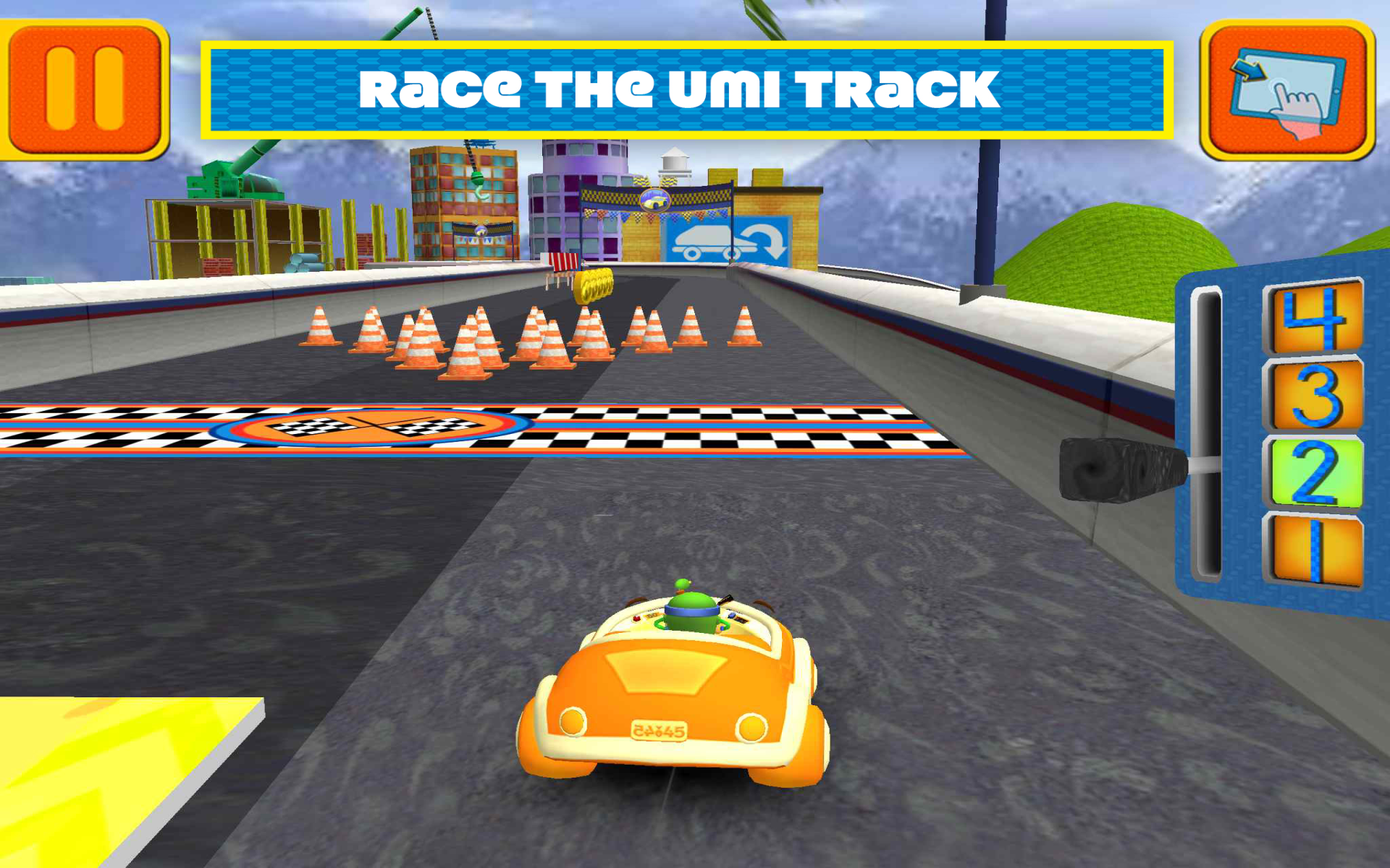Android application Team Umizoomi: Math Racer HD screenshort