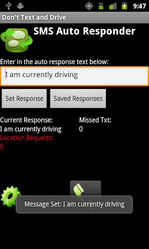 No Text - sms auto reply