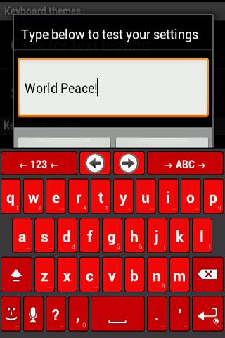 Any Red Anysoft keyboard theme