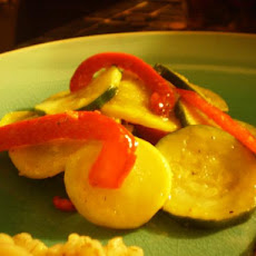 Squash and Pepper Saute