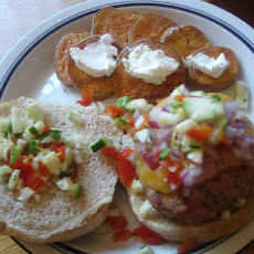 Turkey Burgers With Salsa