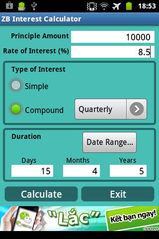 ZB Interest Calculator